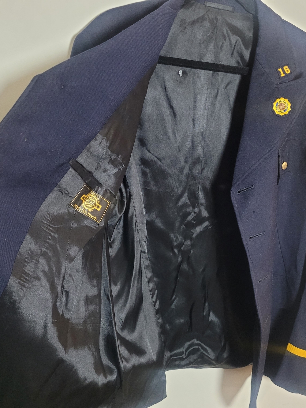Vintage Slatington PA Fire Department Dress Uniform Coat Jacket Firefighter #16 - Picture 10 of 13